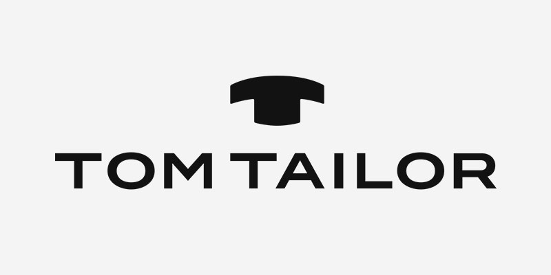 Tom Tailor brand logo with stylized T-shaped icon above the text.